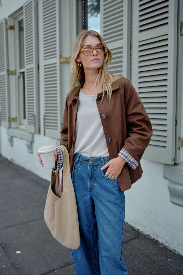 Pia Coat Chocolate
