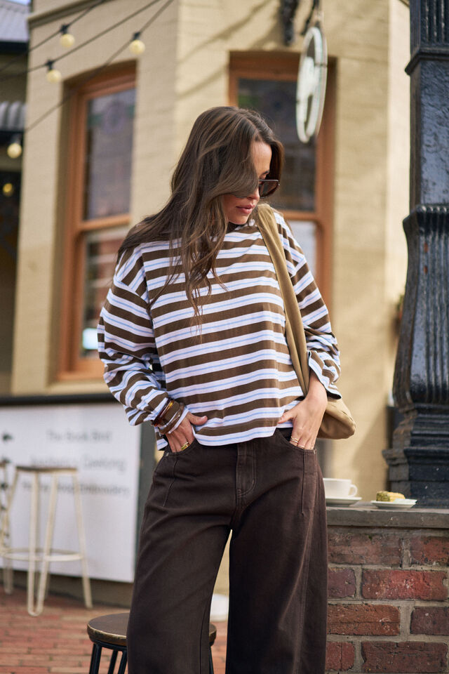 Beau Long Sleeve Slouchy Tee