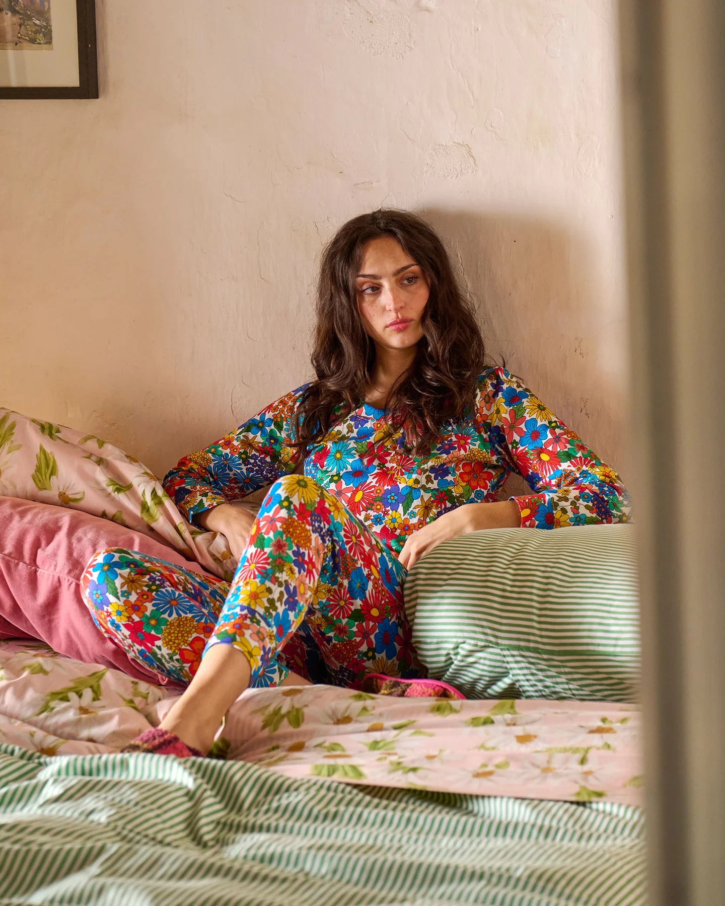 Winter Fields Long Sleeve Pajama Set