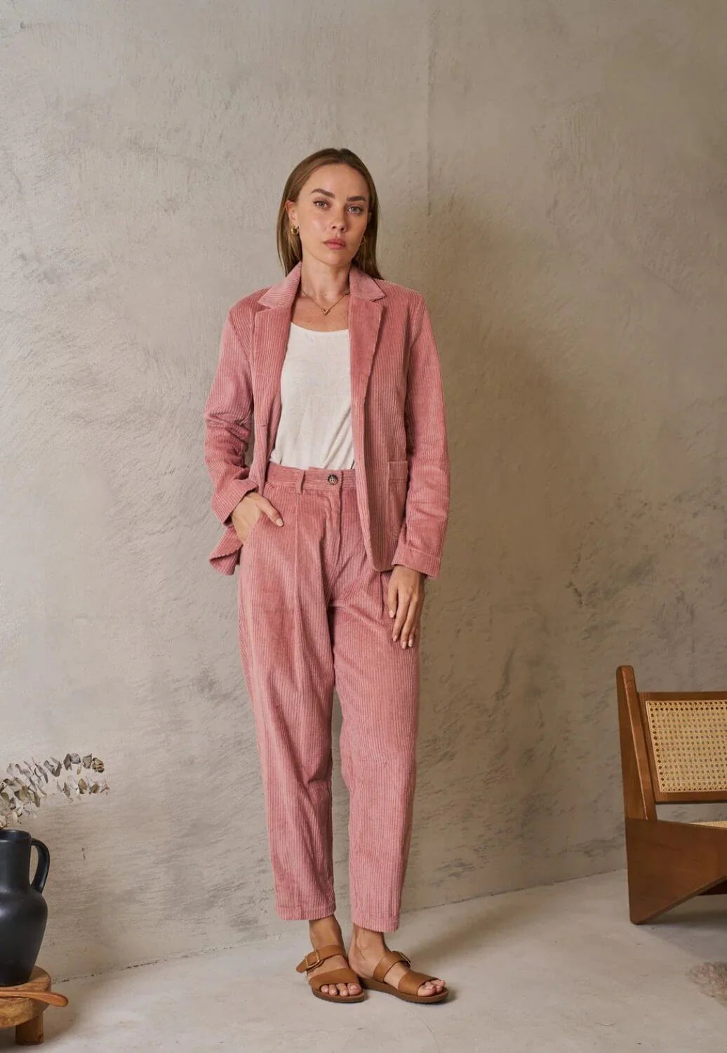 Pink Cord Jacket