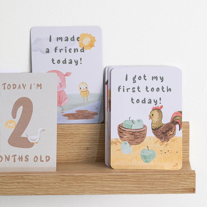 Tractor Ride Milestone Cards