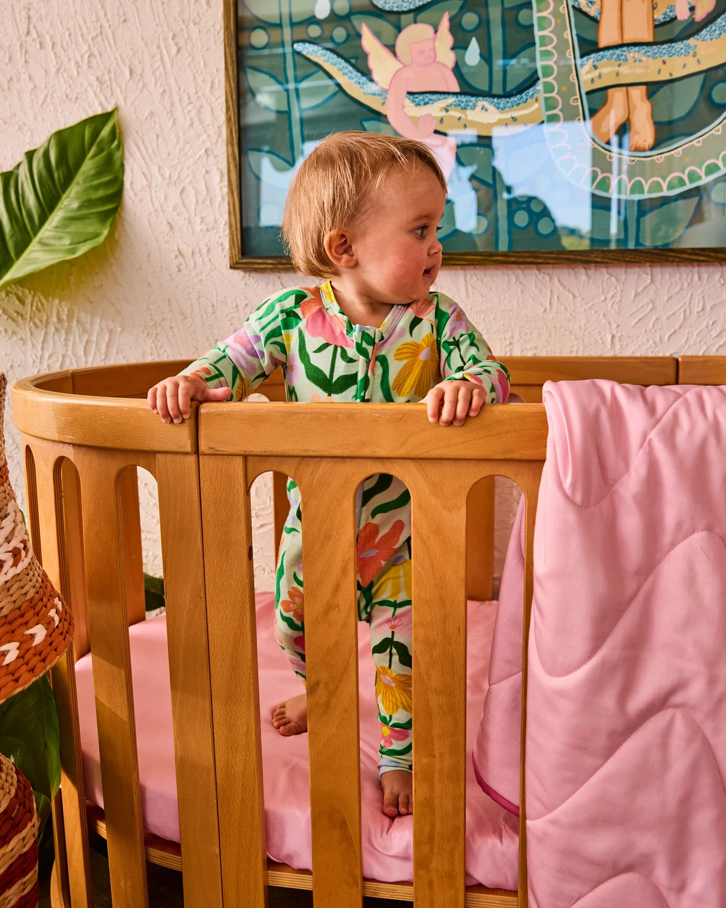 Glow In Cot Bedspread