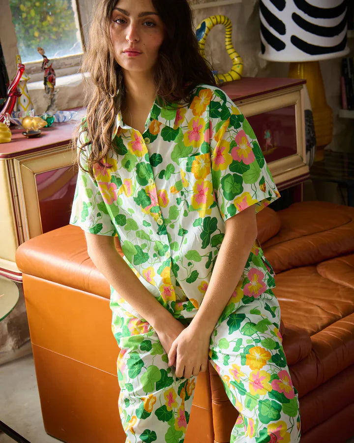 Nasturtium Short Sleeve Pajama Set