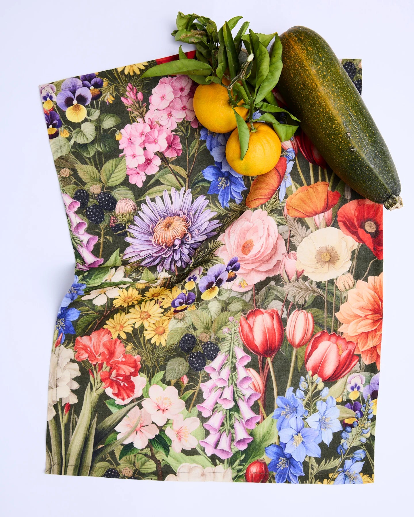 Cottage Garden Tea Towel