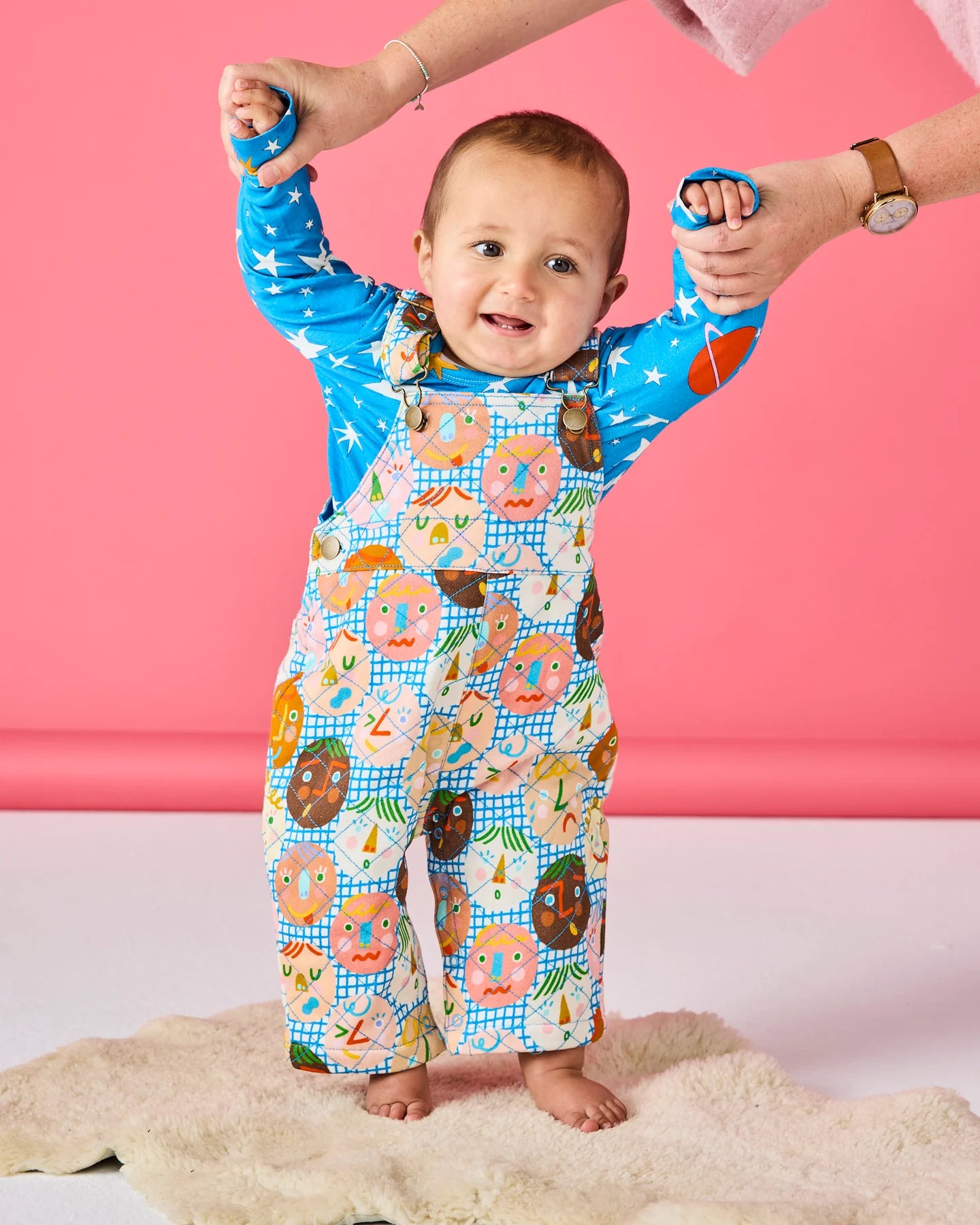 Cheer up Baby Overalls