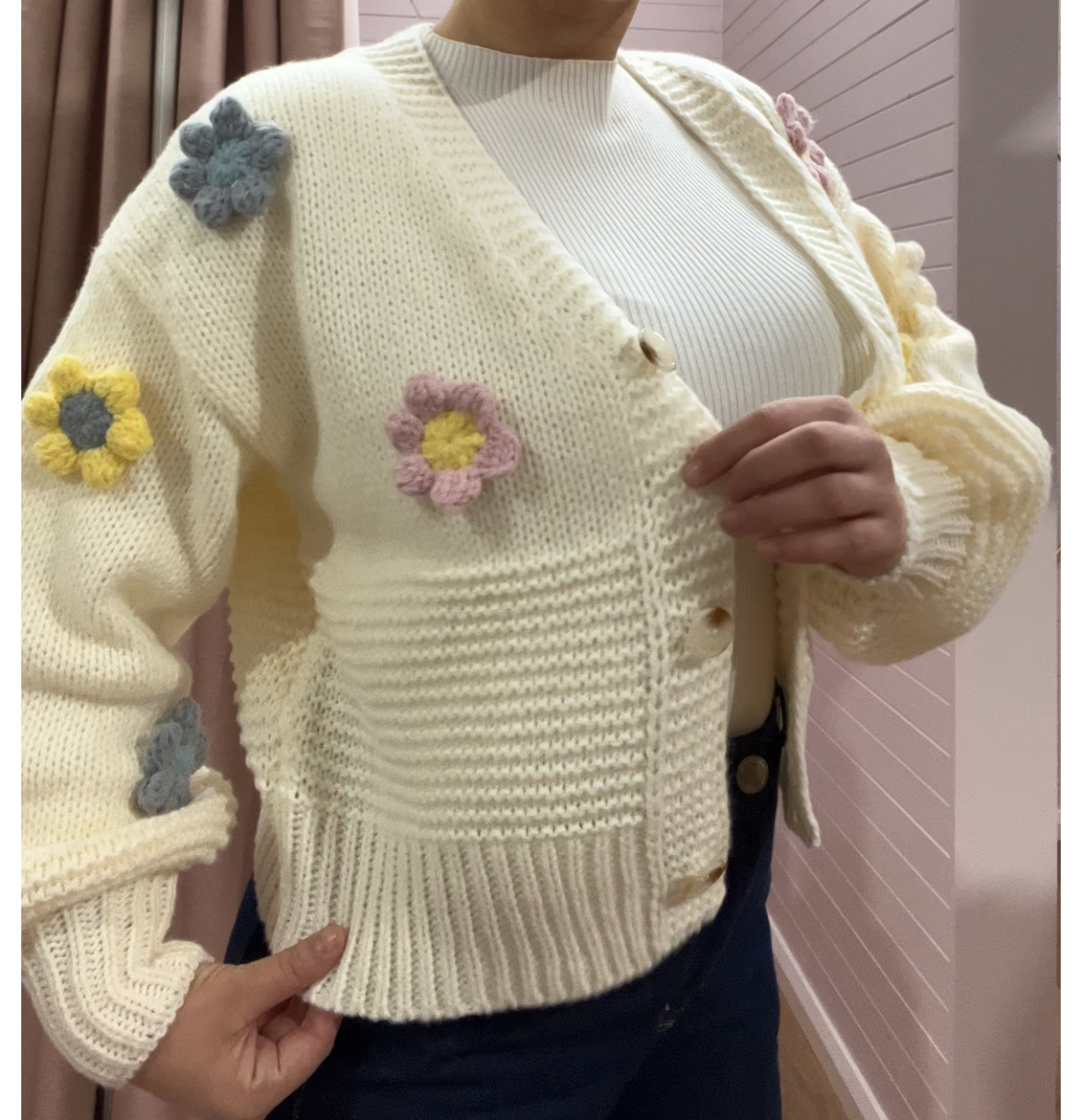 Stereo Floral Cardigan