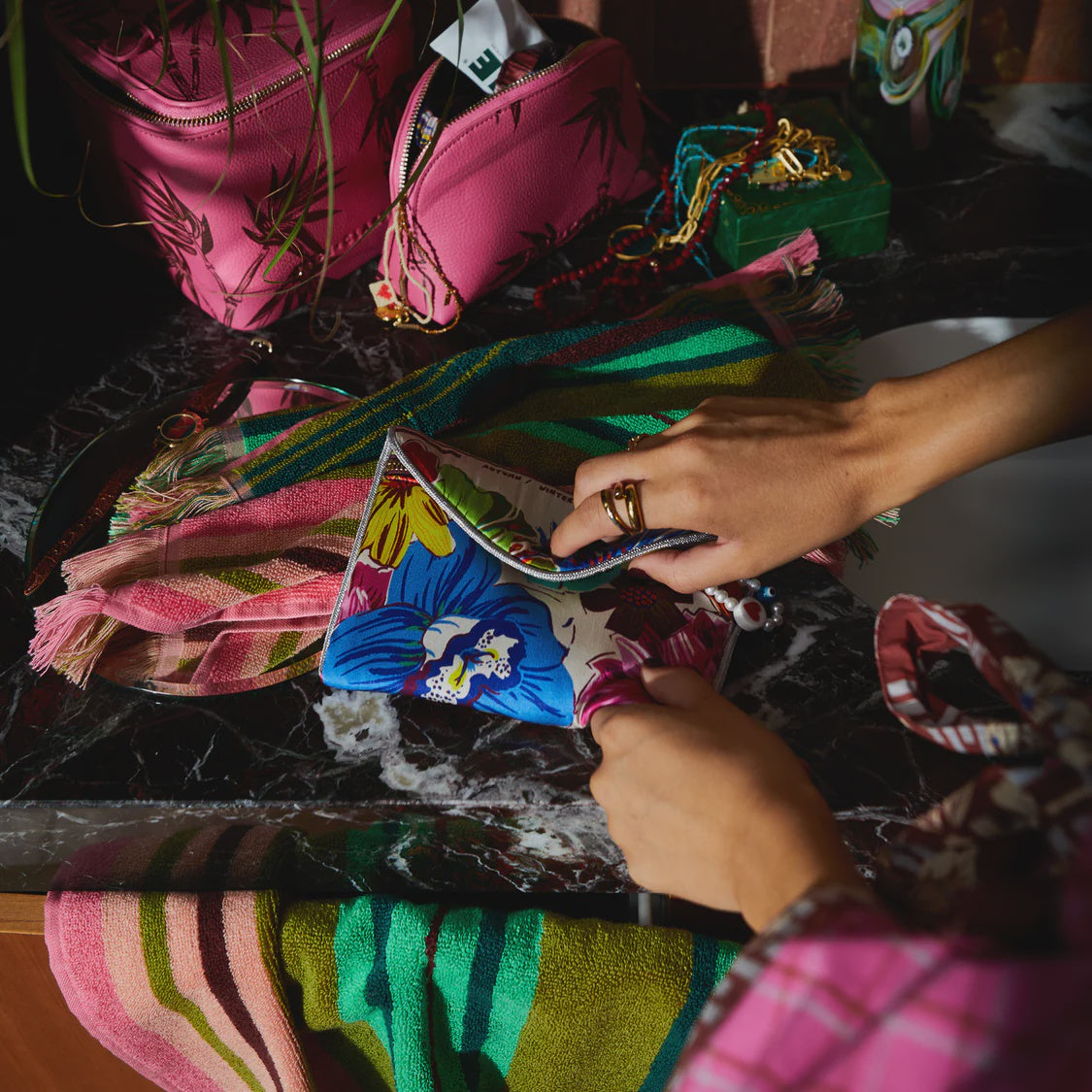 Ines Silk Pouch