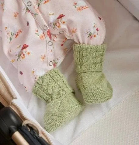 Cable Knit Booties