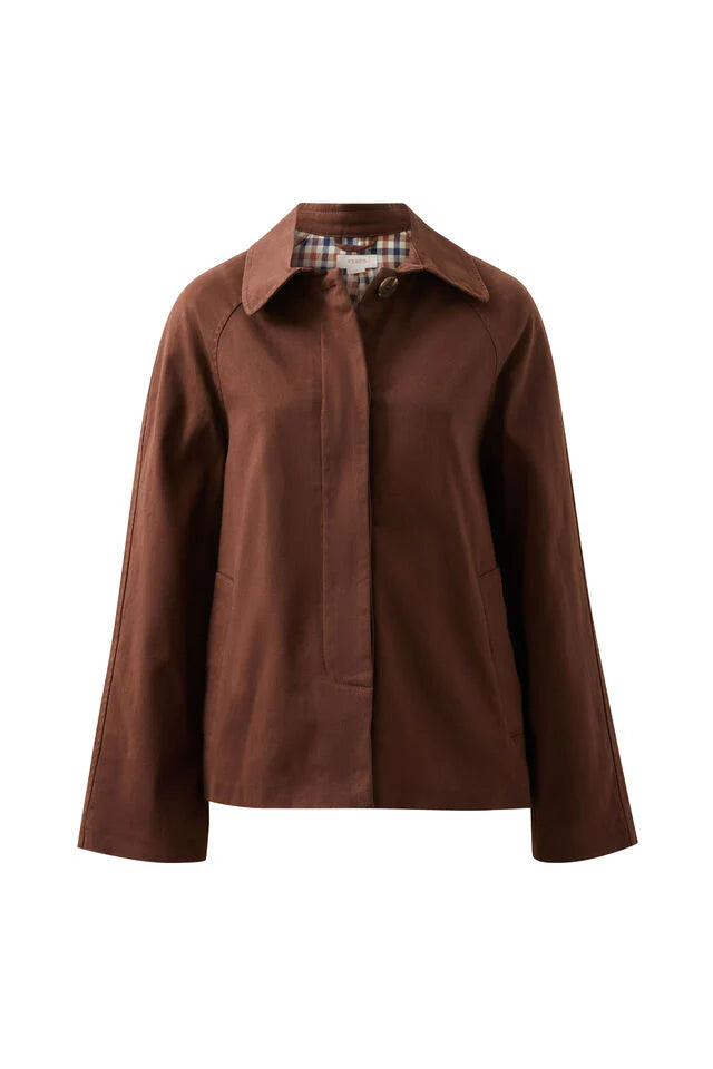 Pia Coat Chocolate
