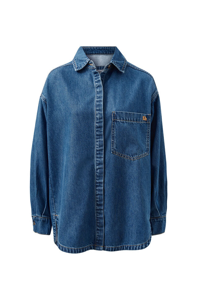 Gwynn Shirt Fresh Indigo