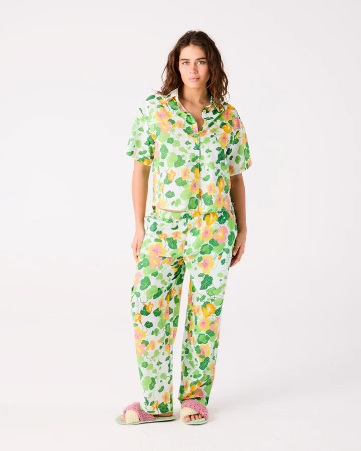 Nasturtium Short Sleeve Pajama Set