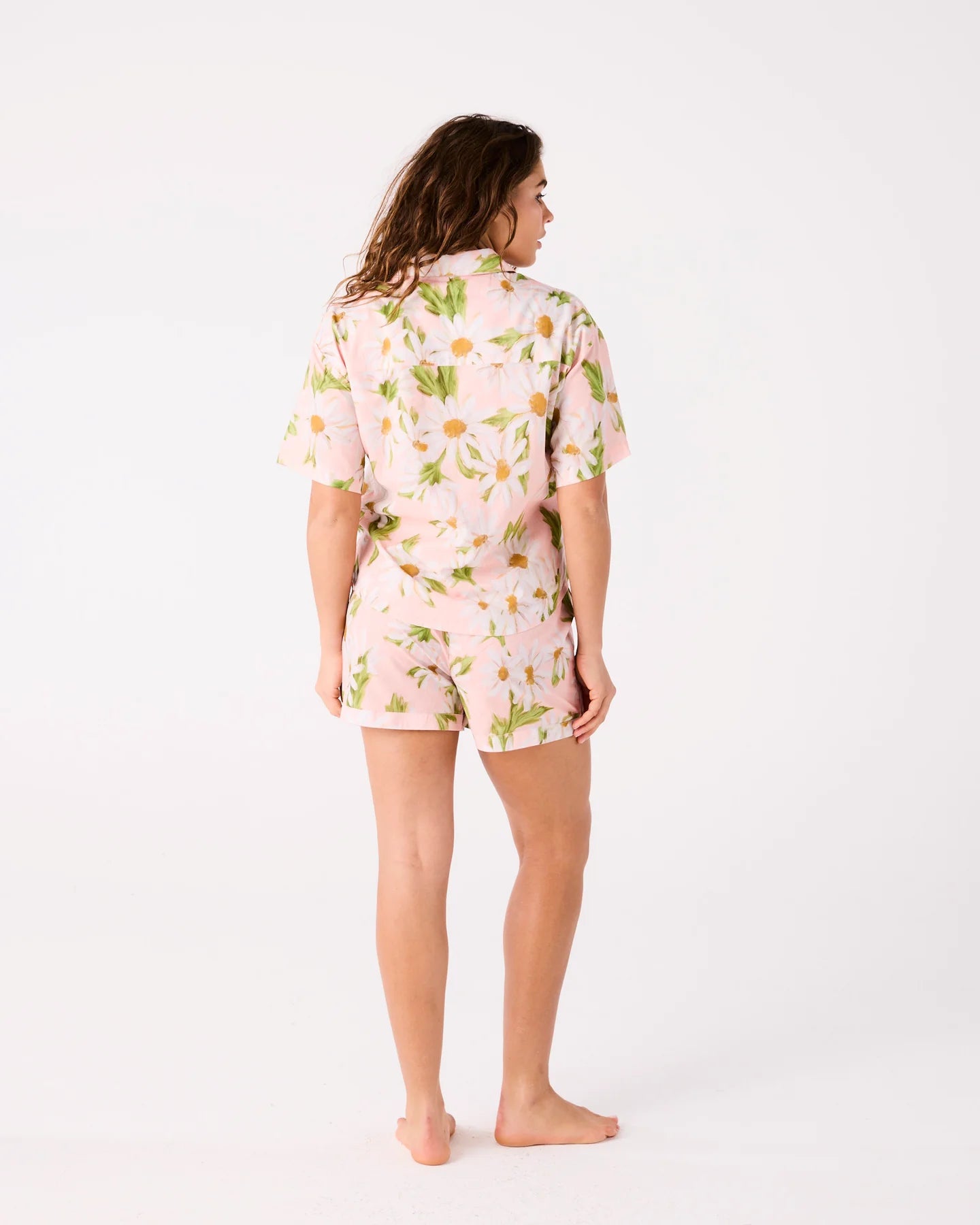 Sweet Daisy Short Sleeve Pajama Set