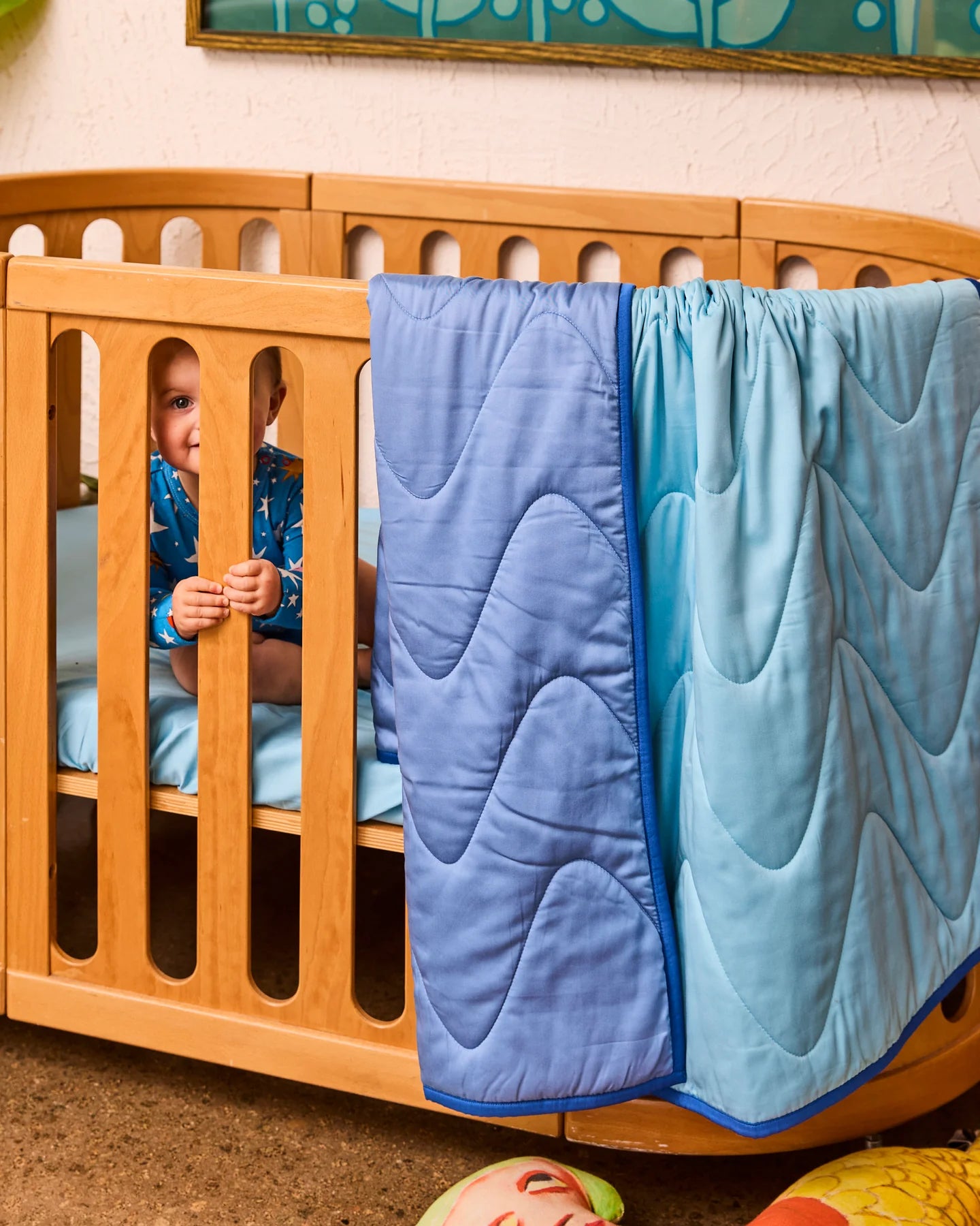Glow In Cot Bedspread