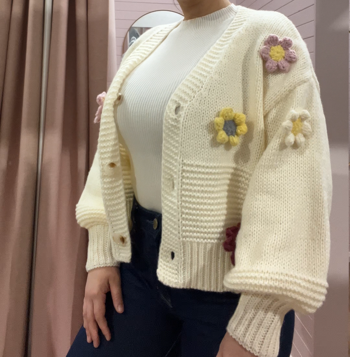 Stereo Floral Cardigan