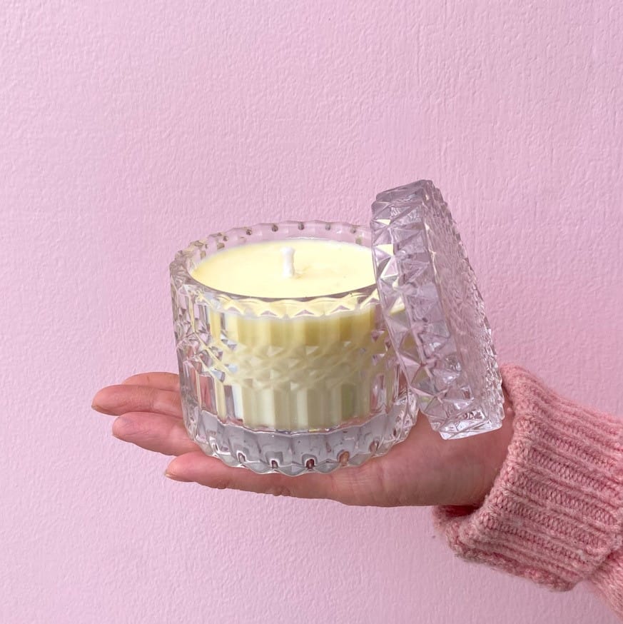 Mrs Darcy Large Crystal Candle
