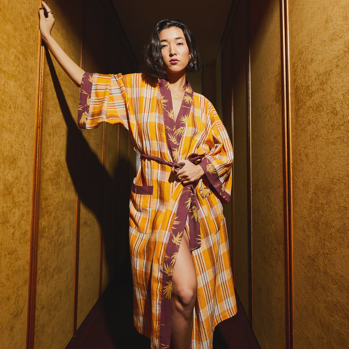 Nicolette Linen Robe
