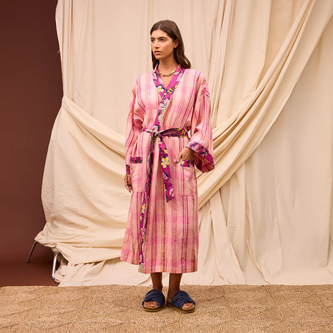 Nicolette Linen Robe