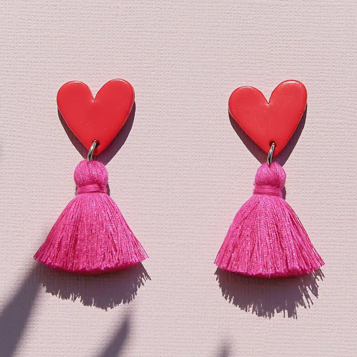 Red Heart tassles