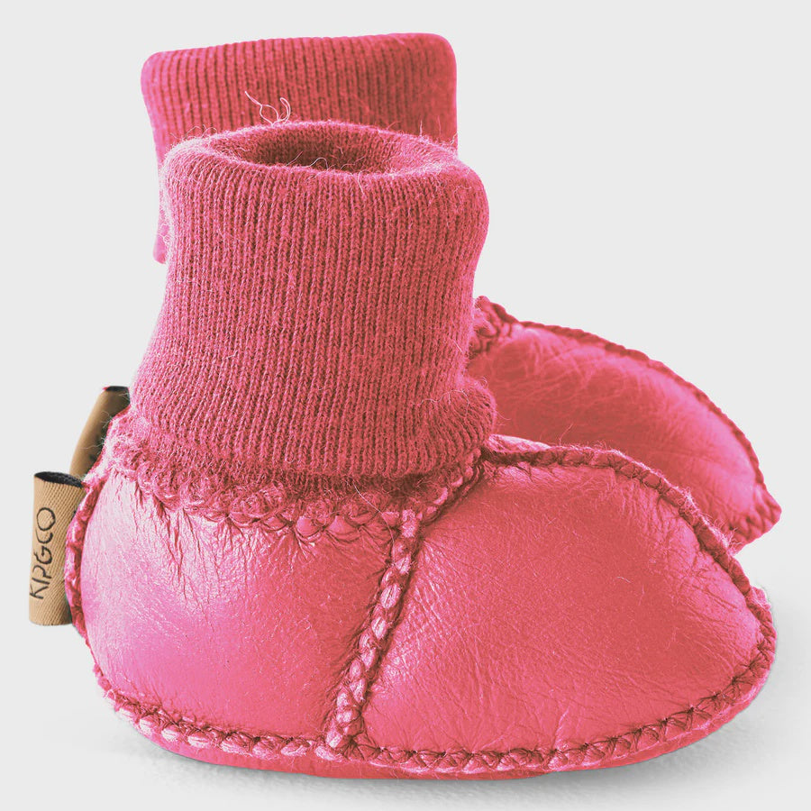 Pinky Baby Booties