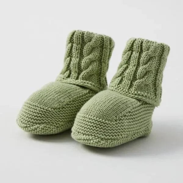 Cable Knit Booties